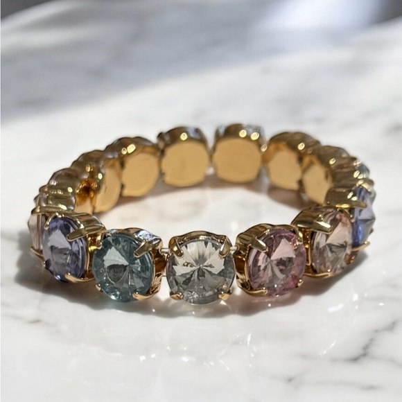 🆕Girls | J.Crew Multi-Color Crystal Bracelet - Picture 2 of 16